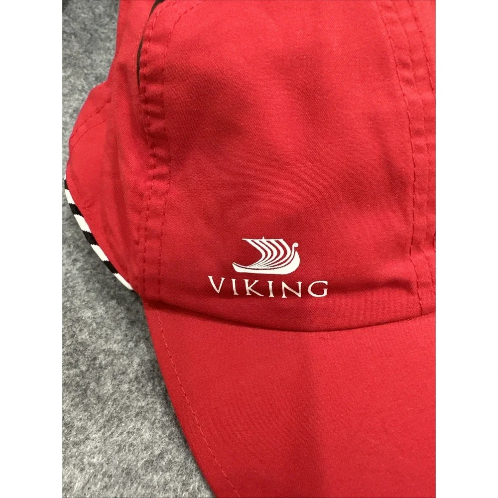 Helly Hansen Viking Cruises Hat Cap Strap Back Red  Crew Lifa Inside@